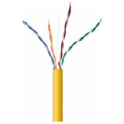 Gembird Kabelis Gembird CAT5e UTP LAN 305m Yellow