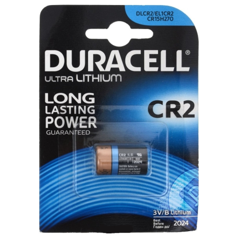 Duracell CR 2 Ultra (CR2) Blistera iepakojumā 1gb.