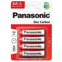 Panasonic R6-4BB (AA) Blistera iepakojumā 4gb