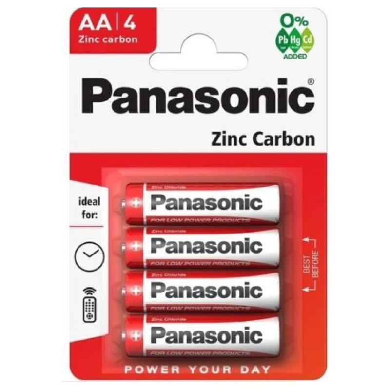 Panasonic R6-4BB (AA) Blistera iepakojumā 4gb