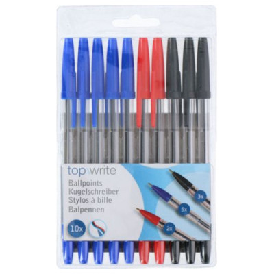 Topwrite Pildspalvu komplekts 10gab.