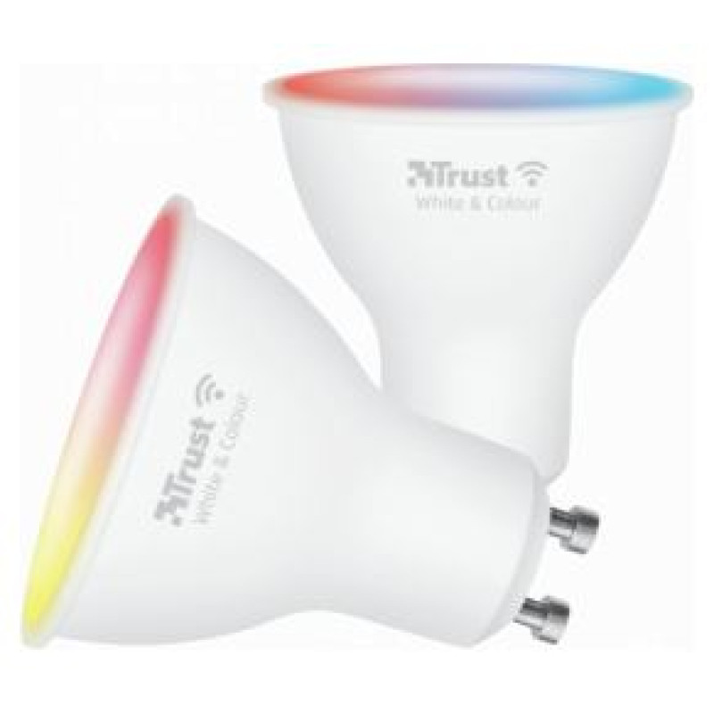 Trust LED spuldze Trust WiFi LED Spot GU10 White & Colour (Duo-pack)