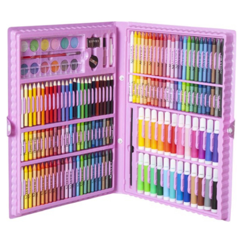 Blackmoon (9174) Mākslas komplekts glezno&scaron;anai 168 gab + čemodāns