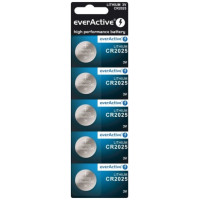 Everactive CR2025-5BB Blistera iepakojumā 5gb.