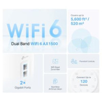 Tp-Link Mesh TP-Link Deco X10 AX1500 Whole Home Mesh Wi-Fi 6 System 2-pack