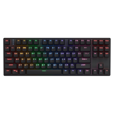 Hator HTK287UA Icefall Mecha Rainbow 87 Bezvadu Spēļu klaviatūra ENG/UA/RU