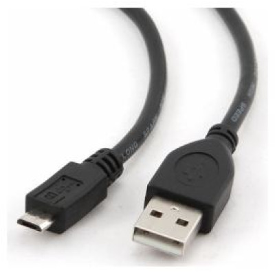 Gembird Kabelis Gembird USB Male - MicroUSB Male 1m Black
