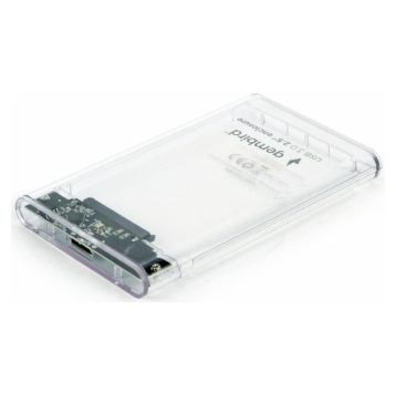 Gembird HDD/SSD enclosure 2.5 SATA USB 3.0 Transparent
