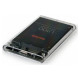 Gembird HDD/SSD enclosure 2.5 SATA USB 3.0 Transparent
