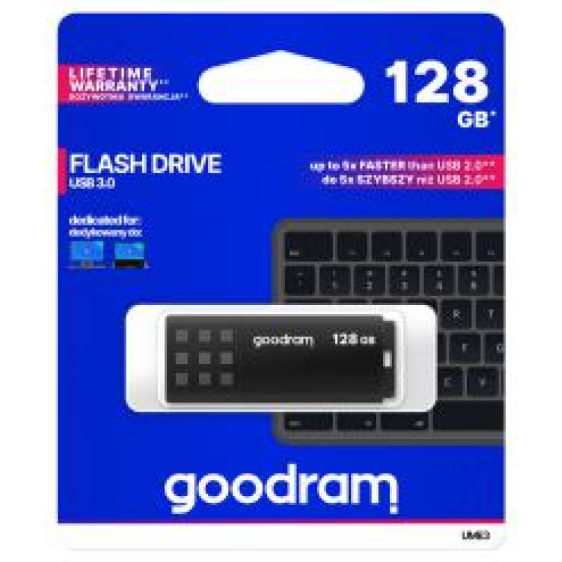 Goodram 128GB UME3 USB 3.0 Black