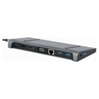 Gembird Dokstacija Gembird USB Type-C 9-in-1