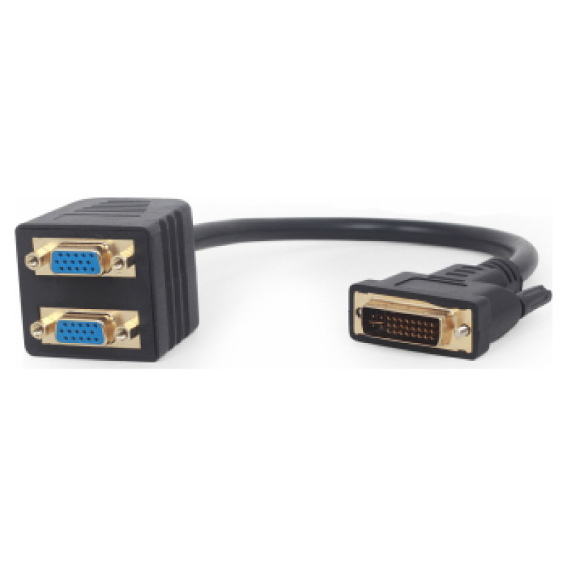 Gembird Adapter DVI-I Male to 2x VGA Female