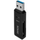 Savio Karšu lasītājs Savio USB 3.0 SD Reader Black