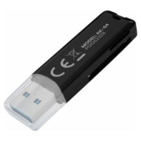 Savio Karšu lasītājs Savio USB 3.0 SD Reader Black