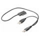 Gembird USB - SATA for Slim SATA SSD, DVD 0.5m