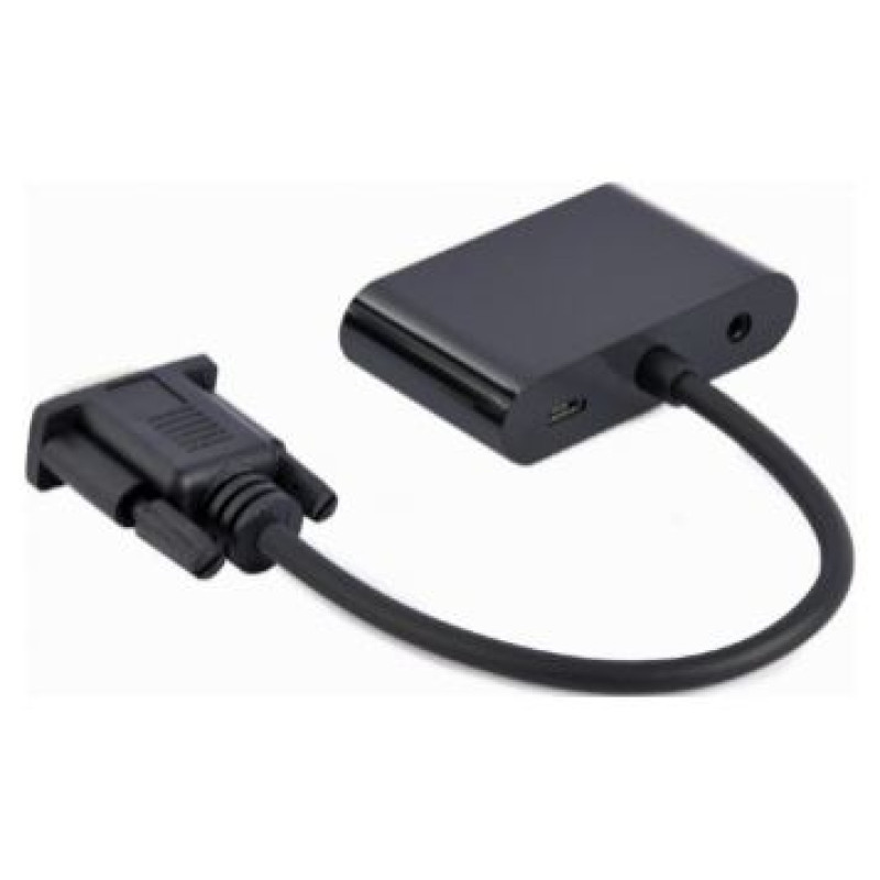 Gembird Adapteris Gembird VGA Male - HDMI Female 0.15m Black