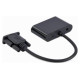 Gembird Adapteris Gembird VGA Male - HDMI Female 0.15m Black