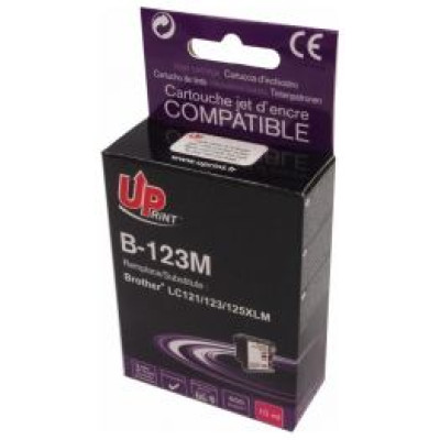 Uprint Tintes kārtridžs UPrint Brother LC123M/125XLM Magenta