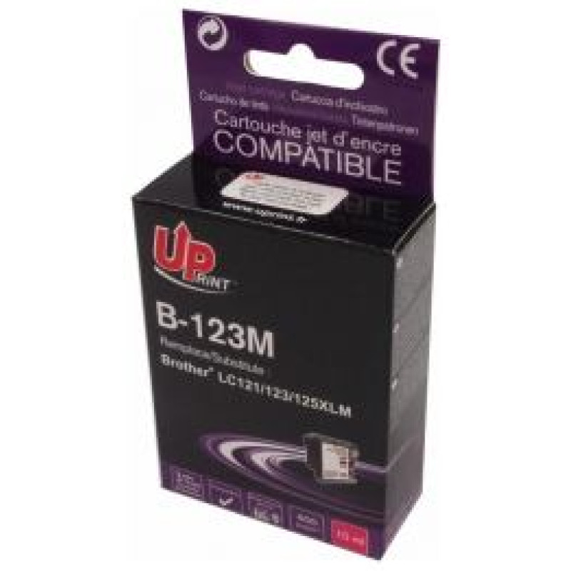 Uprint Tintes kārtridžs UPrint Brother LC123M/125XLM Magenta