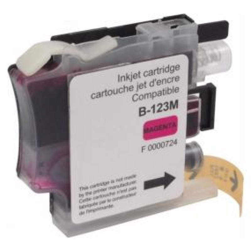 Uprint Tintes kārtridžs UPrint Brother LC123M/125XLM Magenta