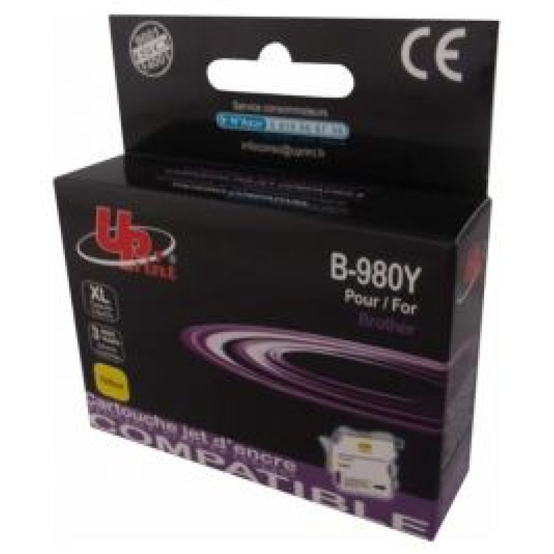 Uprint Tintes kārtridžs UPrint Brother LC980/1100YE Yellow