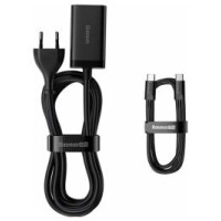 Baseus Lādētājs Baseus GaN3 Pro Quick Charger 2 x USB-C / 2x USB 65W Black