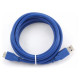 Gembird Kabelis Gembird USB Male - MicroUSB Male 3.0 0.5m Blue