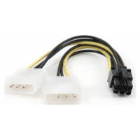 Gembird Kabelis Gembird 4Pin Molex x2 - 6 PIN PCI-E