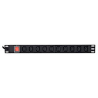 Gembird Pagarinātājs Gembird PDU 16A 3500W 10 pcs C13 sockets