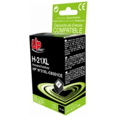 Uprint Tintes kārtridžs UPrint HP 21XLBk Black