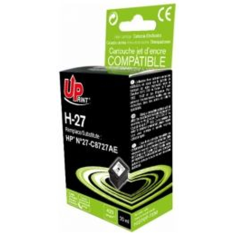Uprint Tintes kārtridžs UPrint HP 27 Black