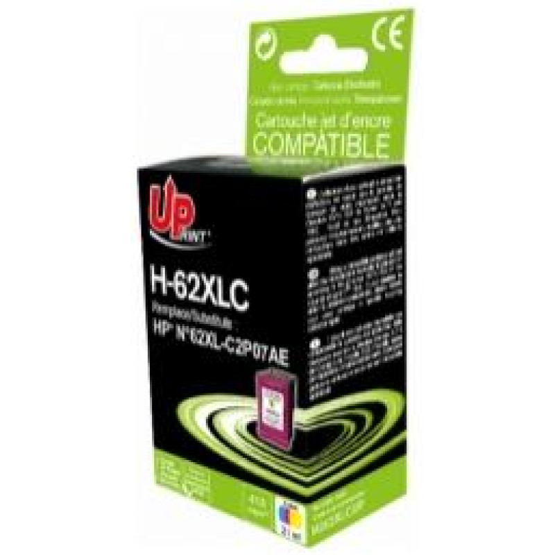 Uprint Tintes kārtridžs UPrint HP H-62XLC Colour