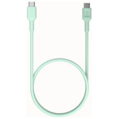 Green Cell Kabelis Green Cell PowerFlex Fast Charging USB Type-C Male - USB Type-C Male 100W Mint Green 2m