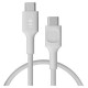 Green Cell Kabelis Green Cell PowerStream USB Type-C Male - USB Type-C Male 100W White 2m