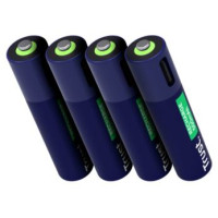 Trust Baterijas Trust USB-C Rechargeable AAA Batteries 4pack