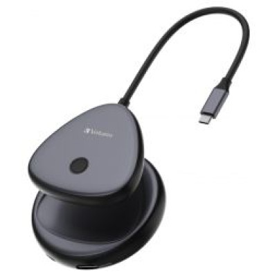 Verbatim Bezvadu displeja adapteris Verbatim Share My Screen 4K Adapter 4K with Hub WDA-02 Type-C