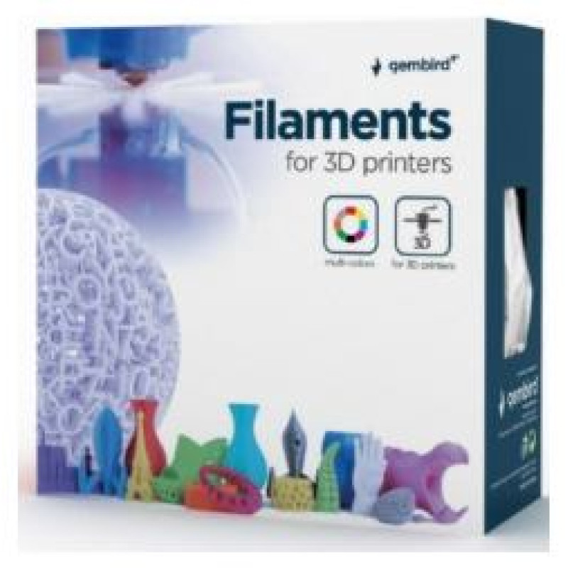 Gembird Filament PLA White 1.75 mm 1 Kg