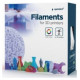 Gembird Filament PLA White 1.75 mm 1 Kg