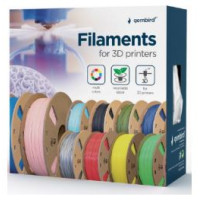 Gembird 3D Printera izejmateriāls Gembird PLA-PLUS filament White 1.75 mm 1Kg