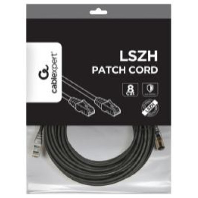Gembird Kabelis Gembird S/ FTP Cat. 8 LSZH Patch Cord Black 15 m