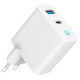 Gembird Lādētājs Gembird 2-port 30W GaN USB LED GaN, White