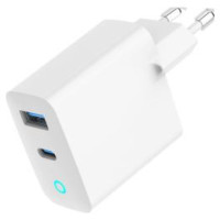 Gembird Lādētājs Gembird 2-port 30W GaN USB LED GaN, White