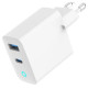 Gembird Lādētājs Gembird 2-port 30W GaN USB LED GaN, White