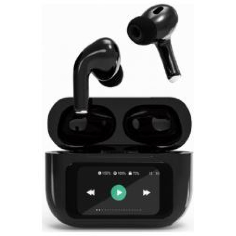 Gembird Austiņas Gembird BT TWS with LCD display and Active Noise Cancelling Black