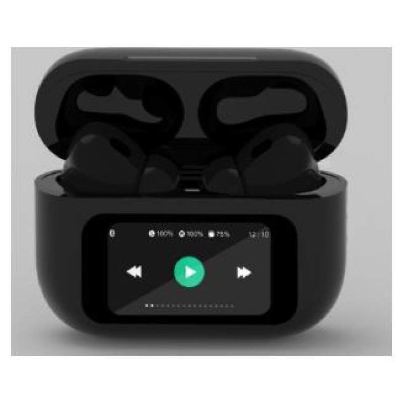 Gembird Austiņas Gembird BT TWS with LCD display and Active Noise Cancelling Black