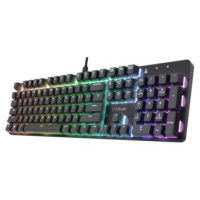 Trust Klaviatūra Trust GXT 871 Zora Black