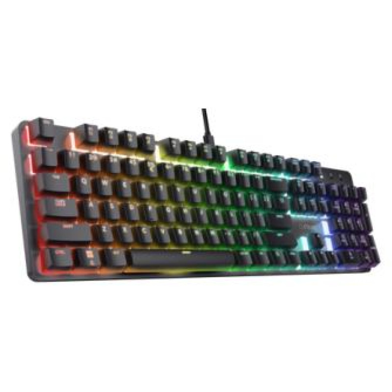 Trust Klaviatūra Trust GXT 871 Zora Black