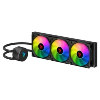 Savio Dzesētājs SAVIO VELOX 360mm ARGB CPU liquid cooler 300W Melns
