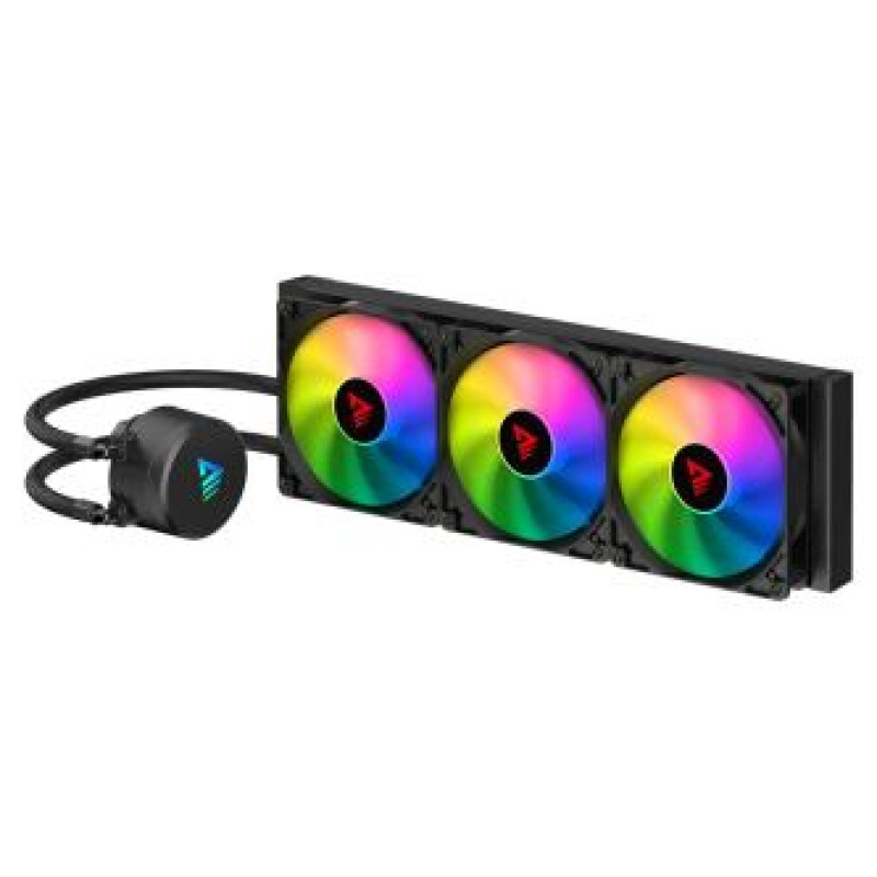Savio Dzesētājs SAVIO VELOX 360mm ARGB CPU liquid cooler 300W Melns