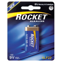 Rocket 6LR22-1BB (9V) Blistera iepakojumā 1gb